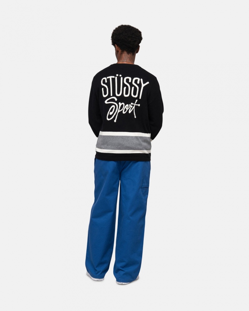 Stussy Workgear Trouser Twill - Unisex Jeans Pants Azul Rey | ZMXNQ17747