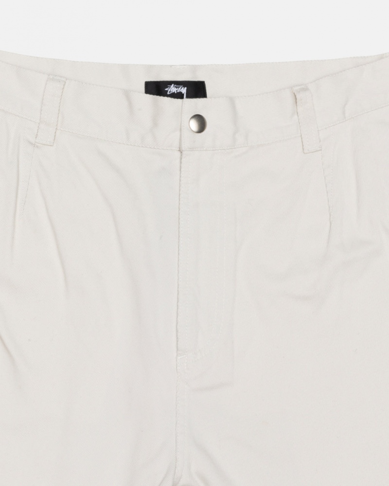 Stussy Workgear Trouser Twill - Unisex Pants Blancos | PMXER25336