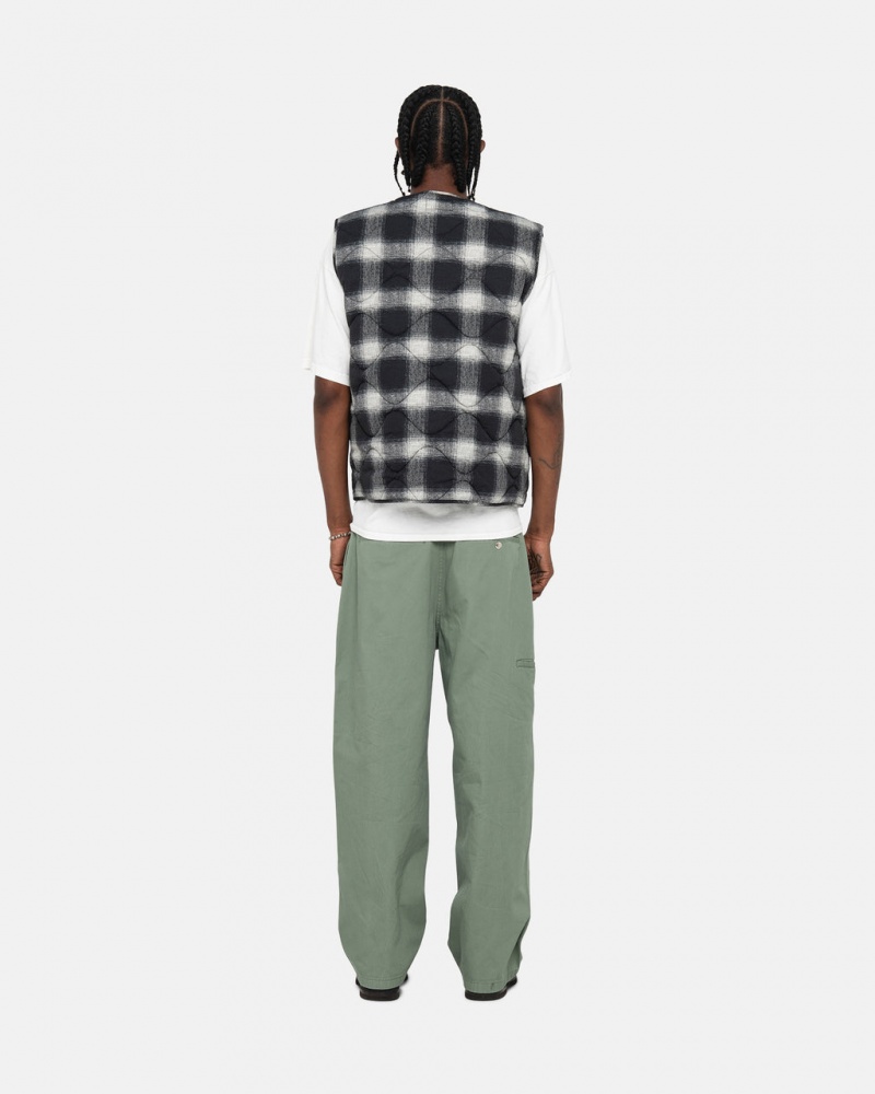 Stussy Workgear Trouser Twill - Unisex Pants Verdes | QMXWA50319